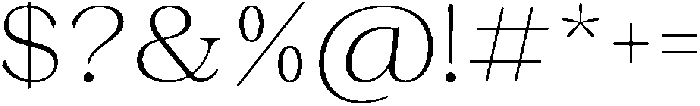 Malvera Extra Light otf (200) Font OTHER CHARS
