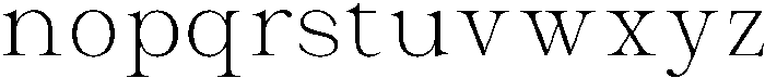 Malvera Extra Light otf (200) Font LOWERCASE