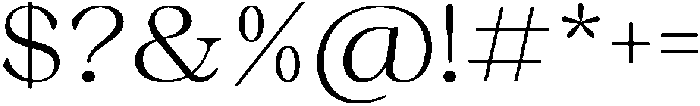 Malvera Light High otf (300) Font OTHER CHARS