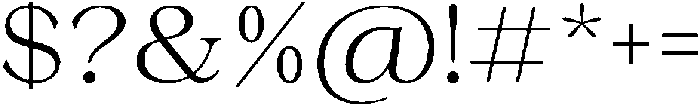 Malvera Light otf (300) Font OTHER CHARS