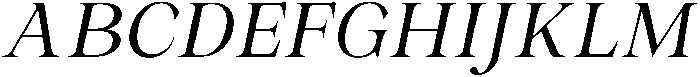 Malvera Slant otf (400) Font UPPERCASE