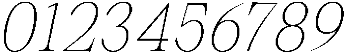 Malvera Thin Condensed Slant otf (100) Font OTHER CHARS