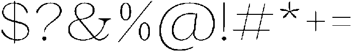 Malvera Thin High otf (100) Font OTHER CHARS
