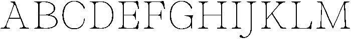 Malvera Thin High otf (100) Font UPPERCASE