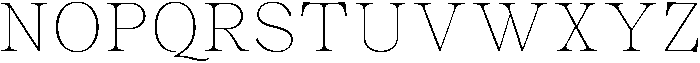 Malvera Thin High otf (100) Font UPPERCASE