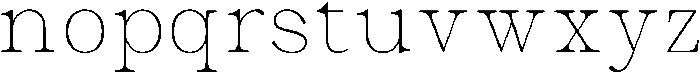 Malvera Thin High otf (100) Font LOWERCASE