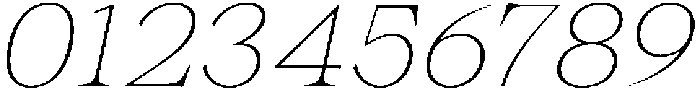 Malvera Thin Slant otf (100) Font OTHER CHARS