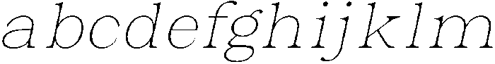 Malvera Thin Slant otf (100) FONT