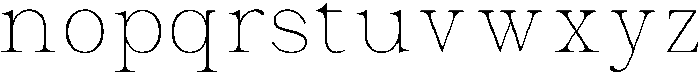 Malvera Thin otf (100) Font LOWERCASE