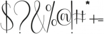 Malvyew Script Font otf (400) Font OTHER CHARS
