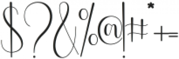 Malvyew Script Font ttf (400) Font OTHER CHARS