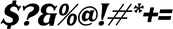 Malyveri Italic otf (400) Font OTHER CHARS