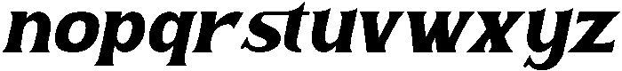 Malyveri Italic otf (400) Font LOWERCASE