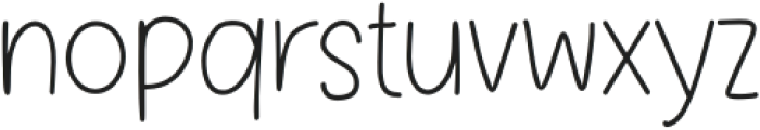 Mama Notes Thin otf (100) Font LOWERCASE