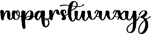 Mama Regular otf (400) Font LOWERCASE