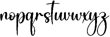 Mama Regular otf (400) Font LOWERCASE