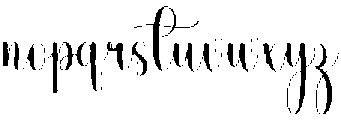 Mama Regular otf (400) Font LOWERCASE