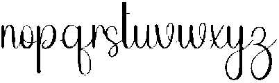 Mama Regular otf (400) Font LOWERCASE