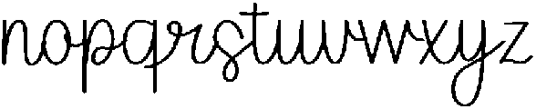 Mama Regular otf (400) Font LOWERCASE