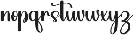 Mama Vocation Regular otf (400) Font LOWERCASE