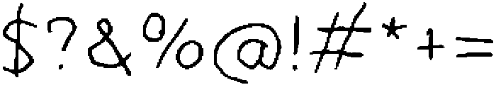 Mamamia Regular otf (400) Font OTHER CHARS