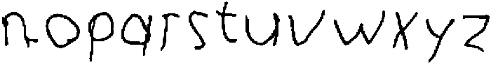 Mamamia Regular otf (400) Font LOWERCASE