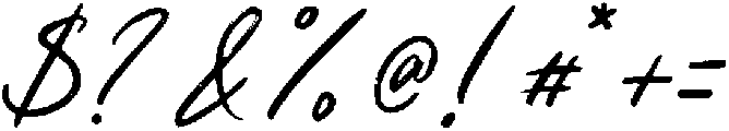 Managiri otf (400) Font OTHER CHARS
