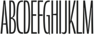Manchester Condensed Light otf (300) Font UPPERCASE