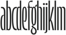 Manchester Condensed Light otf (300) Font LOWERCASE