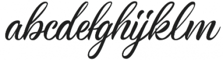 Manchester Script otf (400) Font LOWERCASE