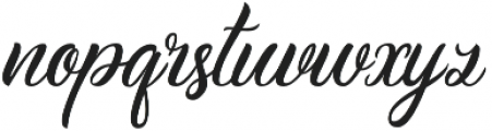 Manchester Script otf (400) Font LOWERCASE