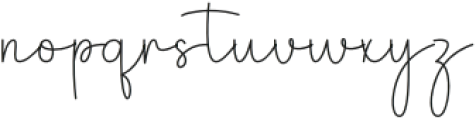 Mandala Signature Regular otf (400) Font LOWERCASE