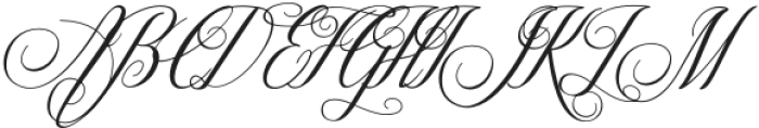 Mandalina Script otf (400) Font UPPERCASE