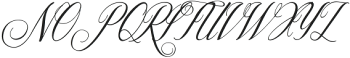 Mandalina Script otf (400) Font UPPERCASE