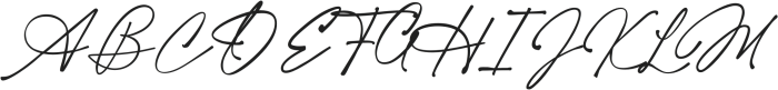 Mandalla Signature otf (400) Font UPPERCASE