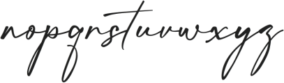 Mandalla Signature otf (400) Font LOWERCASE