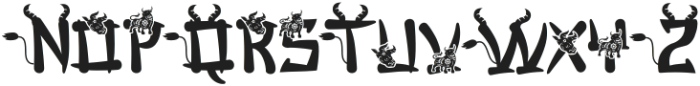 Mandarin Mantis Bull otf (400) Font UPPERCASE