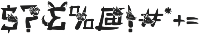 Mandarin Mantis Dog otf (400) Font OTHER CHARS