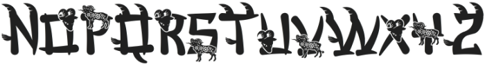 Mandarin Mantis Goat otf (400) Font UPPERCASE