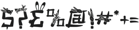 Mandarin Mantis Rabbit otf (400) Font OTHER CHARS