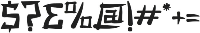 Mandarin Mantis Regular otf (400) Font OTHER CHARS