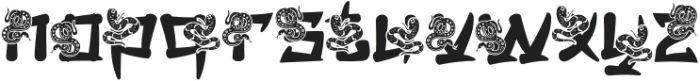 Mandarin Mantis Snake otf (400) Font LOWERCASE