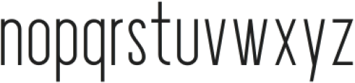 Mandey Regular otf (400) Font LOWERCASE