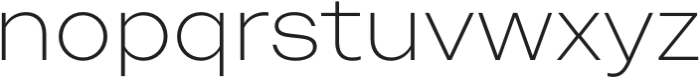 Mandioca ExtraLight otf (200) Font LOWERCASE