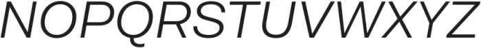 Mandioca Regular It otf (400) Font UPPERCASE