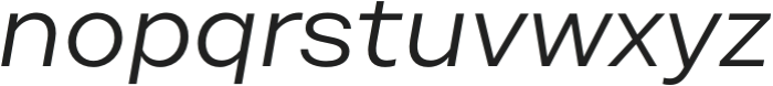 Mandioca Regular It otf (400) Font LOWERCASE