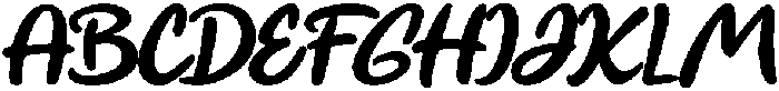 Mandoe otf (400) Font UPPERCASE