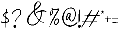 Mandragia Script otf (400) Font OTHER CHARS