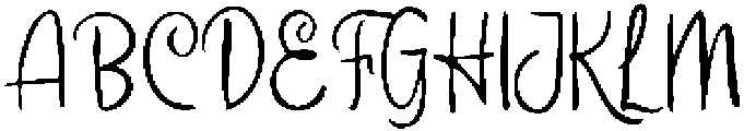 Mandragia Script otf (400) Font UPPERCASE