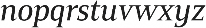 Mandrel Cond Medium Italic otf (500) Font LOWERCASE
